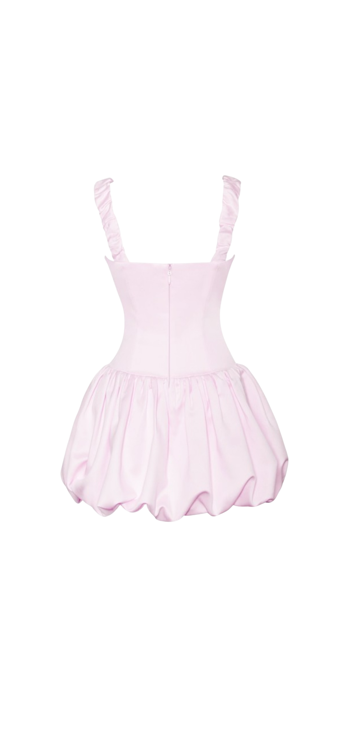 Be Mine Pink Satin Bubble Dress