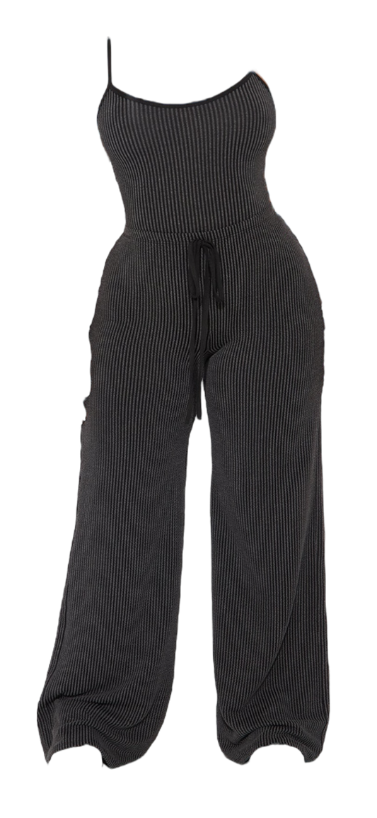 So Ribbed Bodysuit Pant Set