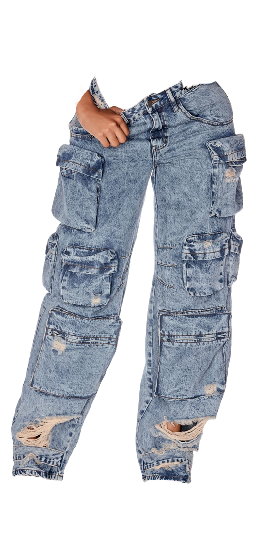 Out Of Pocket Cargo Jeans