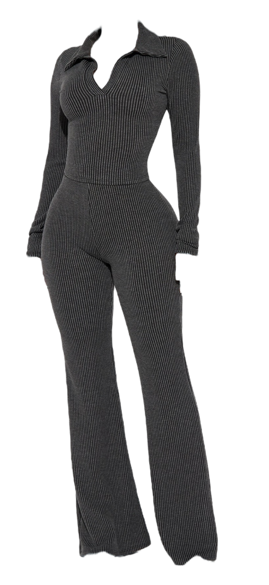 So Ribbed Two-Piece Set