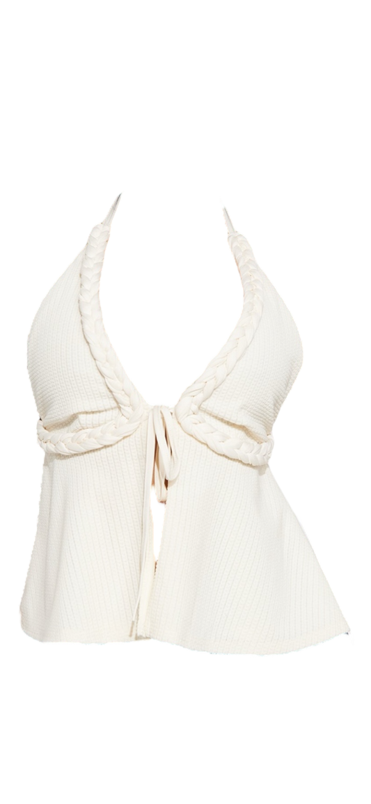 Braided Halter Top