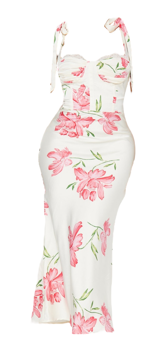 Brunch Time Floral Dress