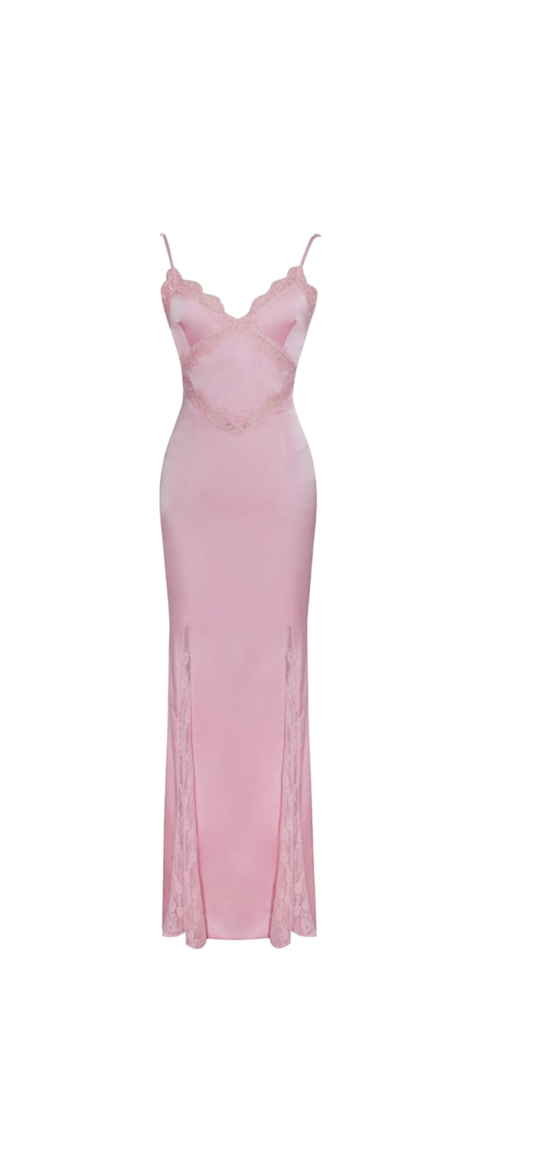 Valentine Fine Lace Maxi Dress